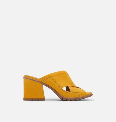 Sorel Nadia Shoes UK - Womens Sandals Golden Yellow (UK2840697)